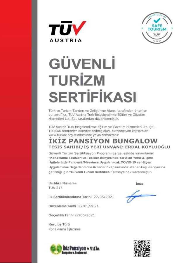 Ikiz Pension Bungalow Çıralı Εξωτερικό φωτογραφία